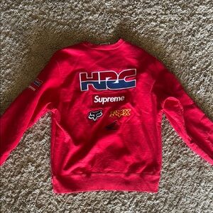 Supreme x Honda x Fox Racing Crewneck